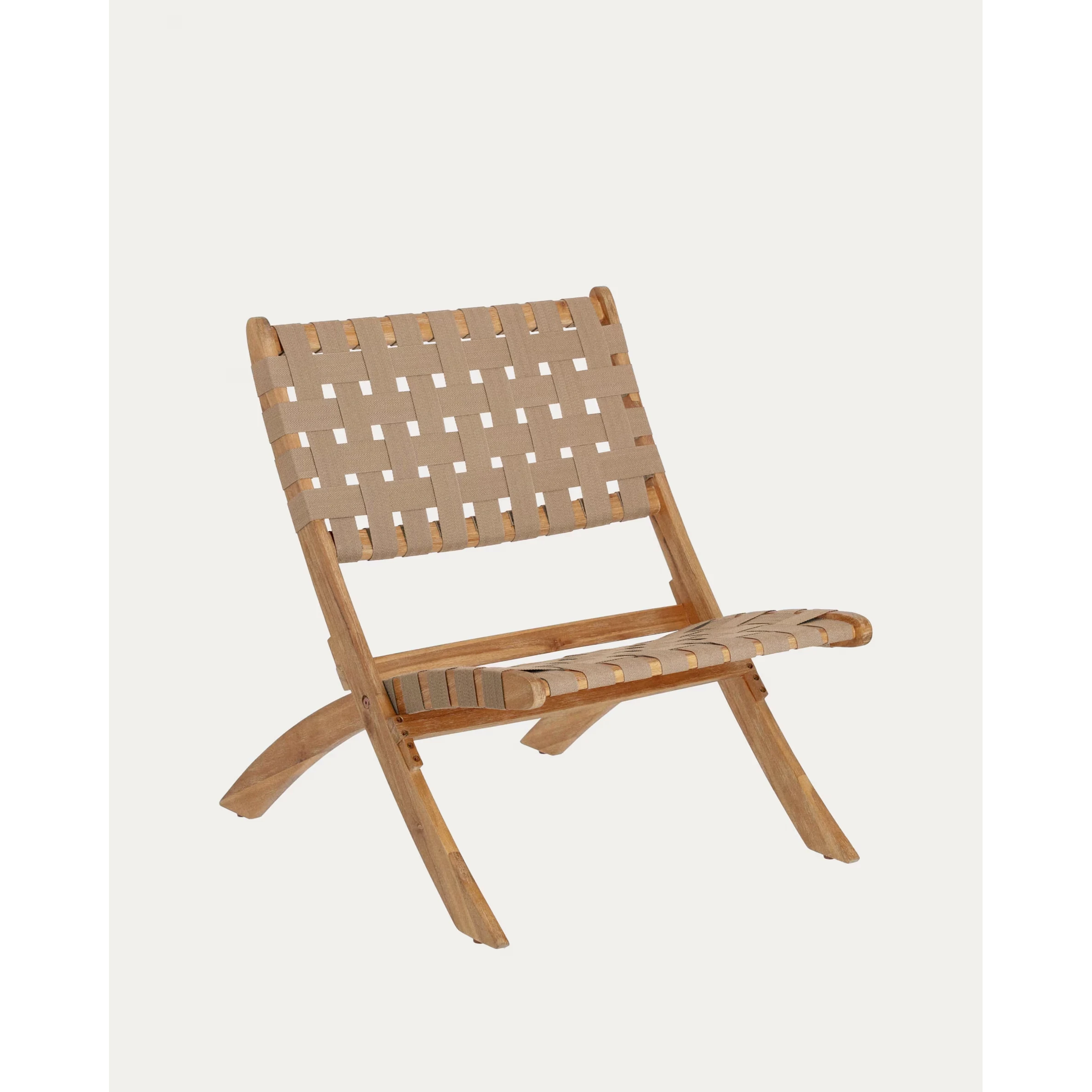 Chabeli Acacia Wood Folding Chair