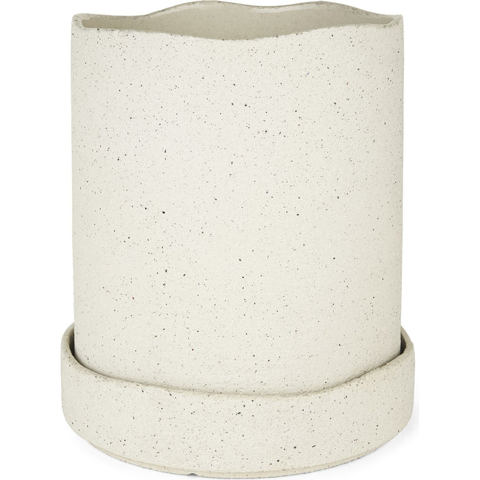 Photo of Uneru Pot - Pot - White - Large - H19.5 x Ø16 cm