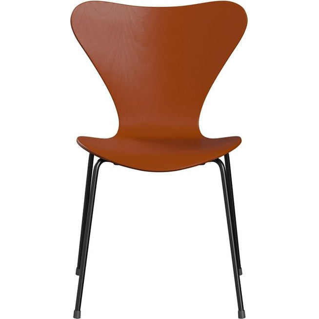Photo of Sjuan 3107 Chair Paradise Orange, Coloured Ash, Black Frame