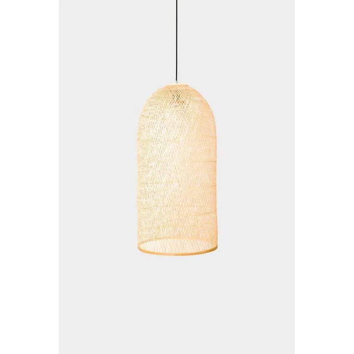 Photo of Hanging Lamp Hood Large Bamboo Ø48cm