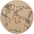 Thumbnail photo of Jute Carpet - Gulvtæppe - World - Ø130 Cm