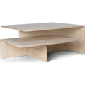 Thumbnail photo of Distinct Grande Duo Tables - Sofabord - Distinct Grande Duo Tables - Travertine - W133 X D70 X H35 Cm