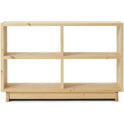 Plank Bookcase Low - Reol - Pine