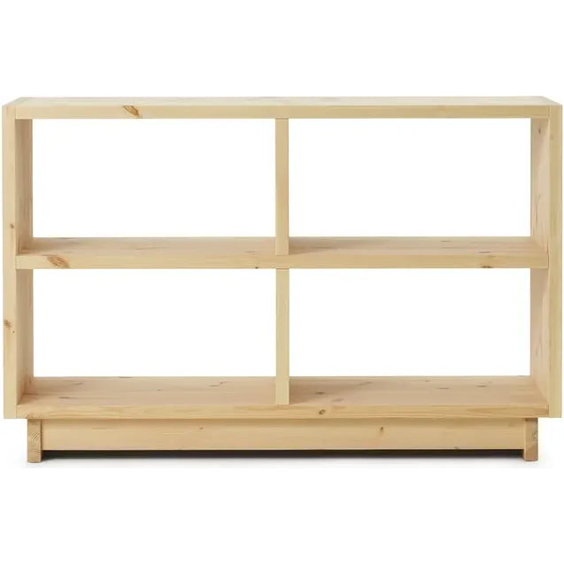 Photo of Plank Bookcase Low - Reol - Pine