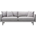 Calmo Sofa 80 5622 By Hugo Passos - 2 Personers Sofa - Rime 231 / Black - W170 X D90 X H75,5 X Sh41 Cm