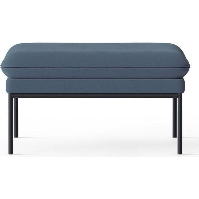 Photo of Turn Puf - Puf - Black - Focus - Blue - W80 X H42 X D80 Cm