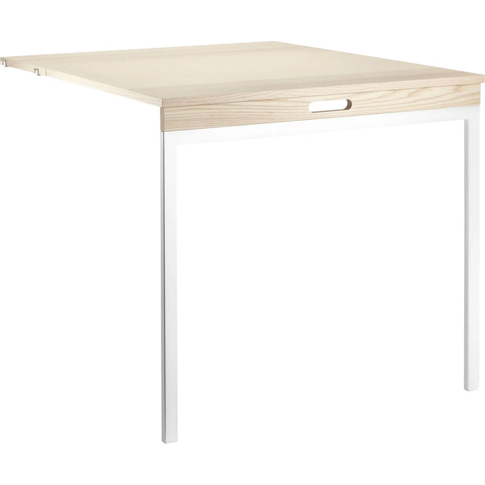 Photo of String Folding Table Ash/White - Shelving - Wood-coloured - Metal/wood