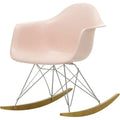 Eames Plastic Armchair Rar - 41 Pale Rose - Chrome Base - Golden Maple - Matstolar - Charles & Ray Eames - Rosa - Metall/trä/plast