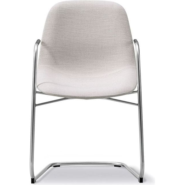 Eyes Cantilever Armchair 4808 By Foersom & Hiort-lorenzen - Spisebordsstol - Clay 12 / Chrome - W53 X D59 X H84 X Sh45 Cm