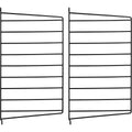 Thumbnail photo of String Wall Rack 50x30, Black, 2-pack - Shelving - Nils Strinning - Black - Metal