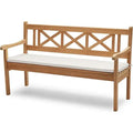 Skagen Bench Cushion, Quickdry Outdoor Foam, Outdoor Textile / White - Dynor & Kuddar - Skagerak Design Team - Vit