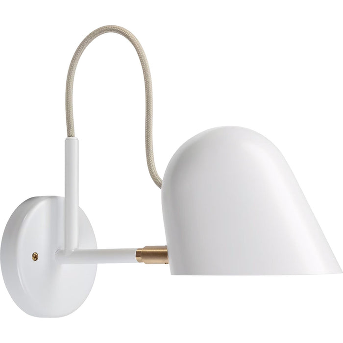 Photo of Streck Wall Lamp with Connector Housing - White - Bedside Lamps - Joel Karlsson - White