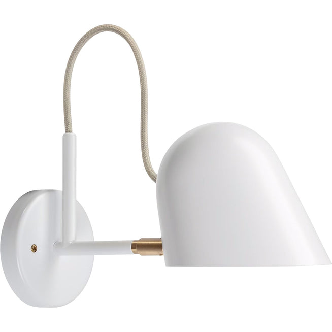 Photo of Streck Wall Lamp with Connector Housing - White - Bedside Lamps - Joel Karlsson - White