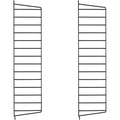 Thumbnail photo of String Wall Rack 75x20, Black, 2-pack - Shelving - Nils Strinning - Black - Metal