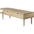 Thumbnail photo of F24 Radius Bench Oak Nature Lacquered