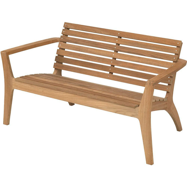 Photo of Regatta Lounge Bench - Garden Benches - Hans Thyge & Co - Brown - Wood