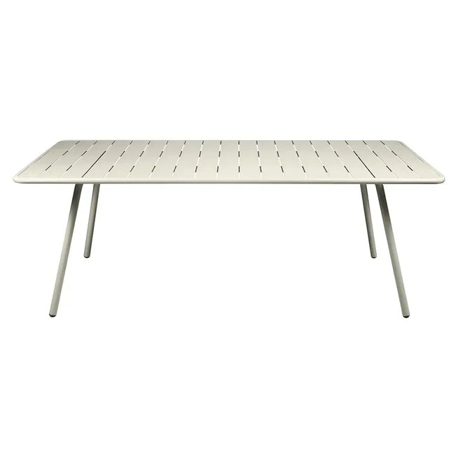 Photo of Luxembourg Table 207 X 100 - Clay Grey - Outdoor Dining Table - Metal