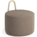 Amstelle Pouf Medium With Wheel Box Natural Lacquer Main Line Flax