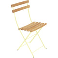 Thumbnail photo of Bistro Chair Natural Frosted Lemon A6 - Garden Chairs - Yellow - Metal/Wood
