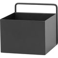 Thumbnail photo of Wall Box - Square - Plantestand - Sort - W15,6 X H15,6 X D14,6 Cm