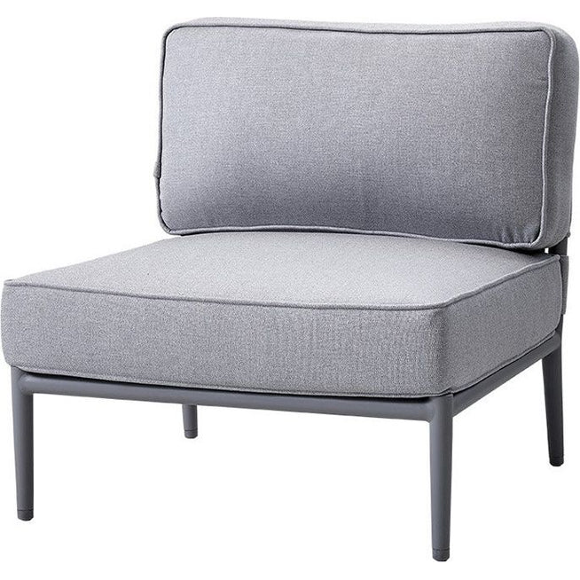 Photo of Conic Single Modul, Light Grey, Cane-line Airtouch - Utomhussoffor - Foersom & Hiort-lorenzen Mdd