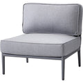 Conic Single Modul, Light Grey, Cane-line Airtouch - Utomhussoffor - Foersom & Hiort-lorenzen Mdd