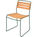 Thumbnail photo of Surprising Teak Chair - Cedar Green - Outdoor dining chairs - Harald Guggenbichler - Green - Metal/wood