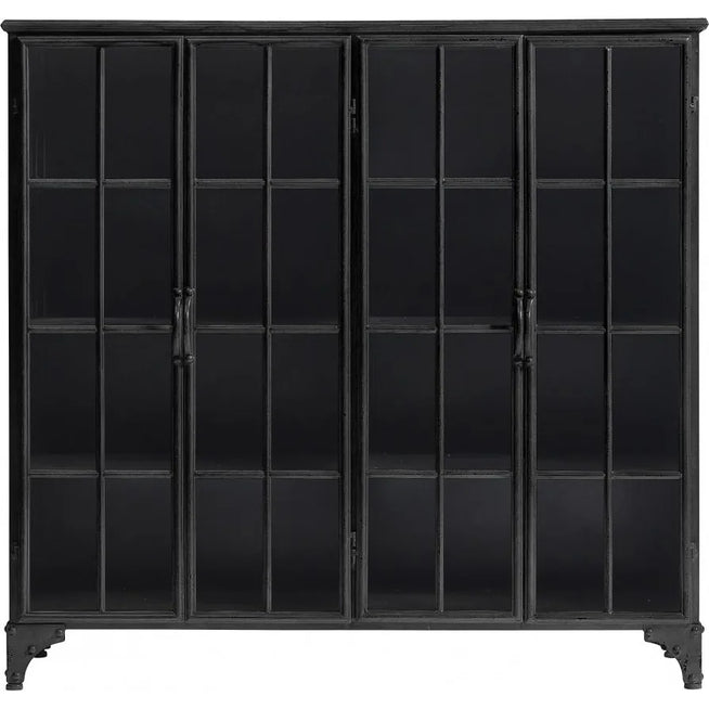 Photo of Iron Cabinet in the Center - Black