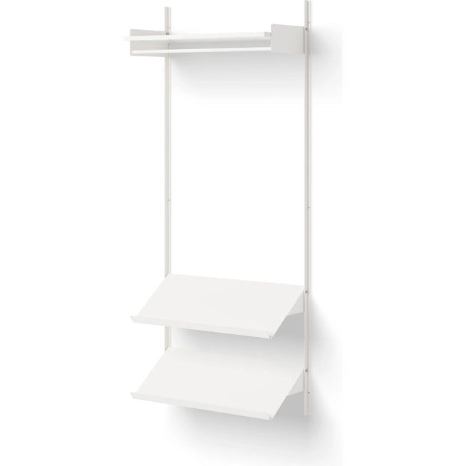Photo of New Works Wardrobe Shelf 1 - Reolsystem - White / White - H190 X W83,5 X D35,5 Cm