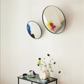 Thumbnail photo of Francis, Wall Mirror, Large, Blue - Half Body Mirrors - Constance Guisset - Blue