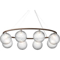Miira 8 Oval Chandelier