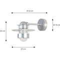 Thumbnail photo of Albertslund Outdoor Wall Lamp Short