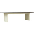 Thumbnail photo of Panel Table 90 X 300 Cm Cream Dark Brown - Matbord - Simon Legald - Brun - Metall/trä