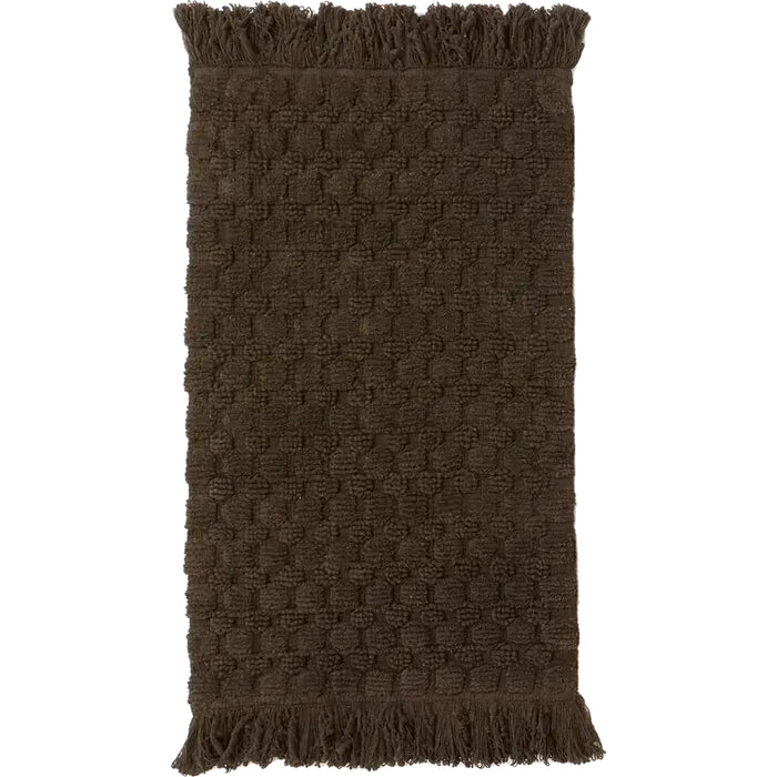 Photo of Luna Bath Mat Dark Brown
