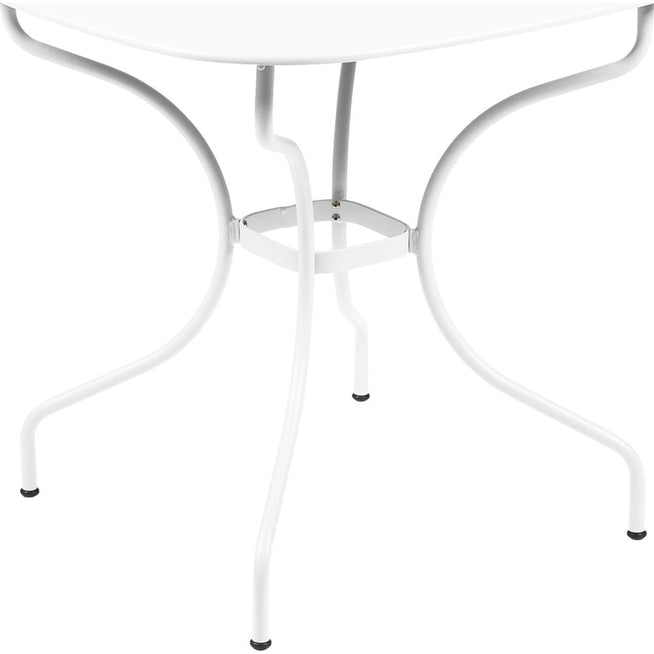 Photo of Opera+ Carronde Table 82 X 82, Cotton White - Matbord Utomhus - Vit - Metall