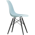 Eames Plastic Chair Dsw - 23 Ice Grey - Black Maple - Matstolar - Charles & Ray Eames - Grå - Metall/trä/plast