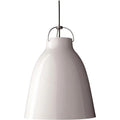 Thumbnail photo of Caravaggio 1 Pendant White Smooth-grey Textile Cord