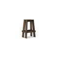 Let Barstool 75 cm Brown Stained Ash - Bar stools & bar stools - Aspect Office - Wood colored - Wood