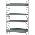 Thumbnail photo of String Wall Rack 50 x 30 cm - Galvanized 2-pack - Outdoor Storage - Nils Strinning