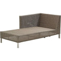 Thumbnail photo of Connect Chaiselounge Modulsoffa, Höger, Taupe, Cane-line Weave - Utomhussoffor - Cane-line Design Team