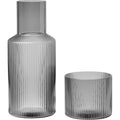 Thumbnail photo of Ripple Carafe Set - H18 X Ø7,5 Cm