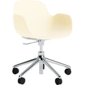 Form Armchair Swivel 5w Gas Lift Alu - Kontorstol - Aluminium / 3
