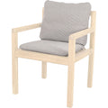 Thumbnail photo of Breeze Stol 5464 Li/ls/lw - Havestol - Lysegrå - B: 60 X D: 62 X H: 83 X Sh: 45 Cm