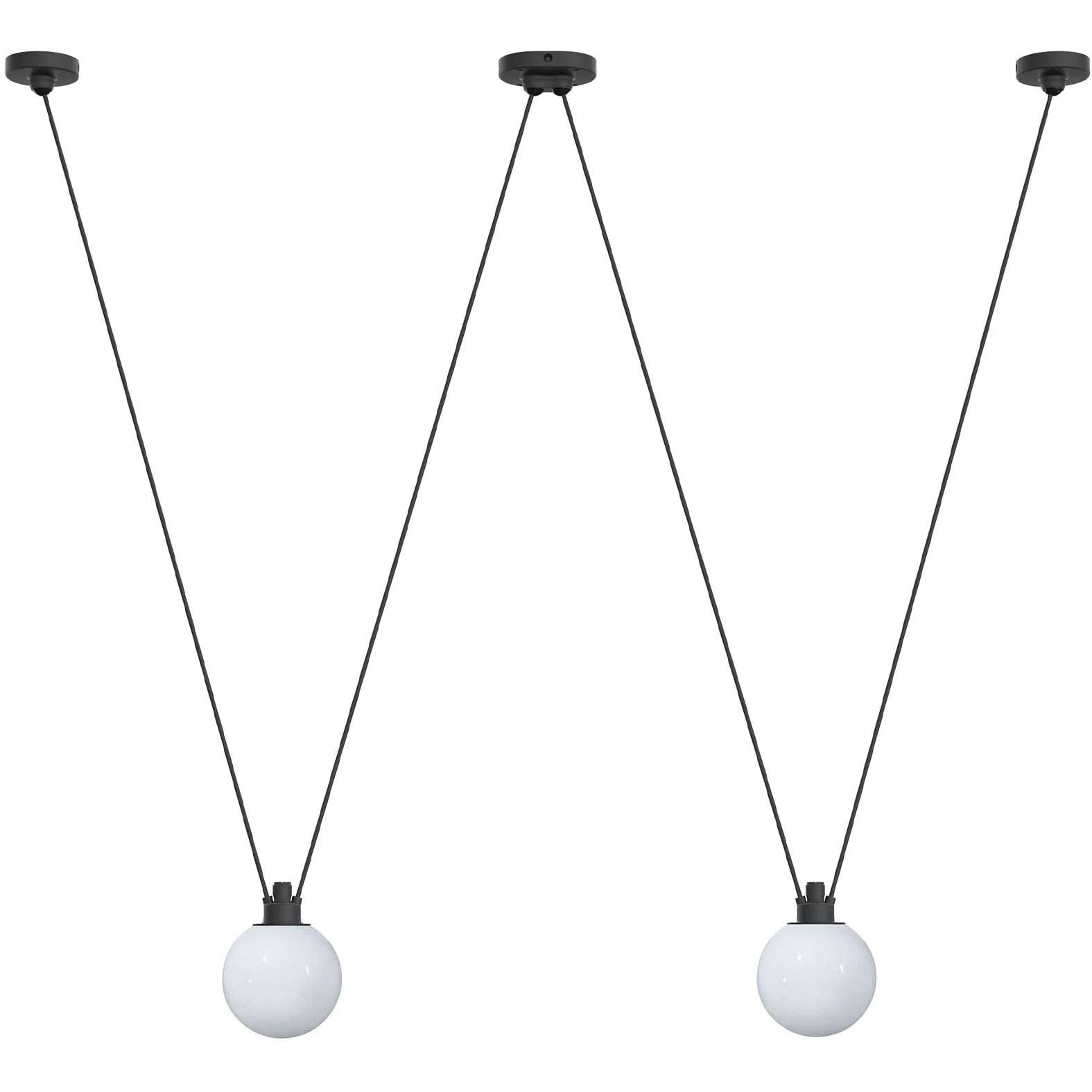 Les Acrobates de Gras No 324 - Glass Ball Pendant Lamp