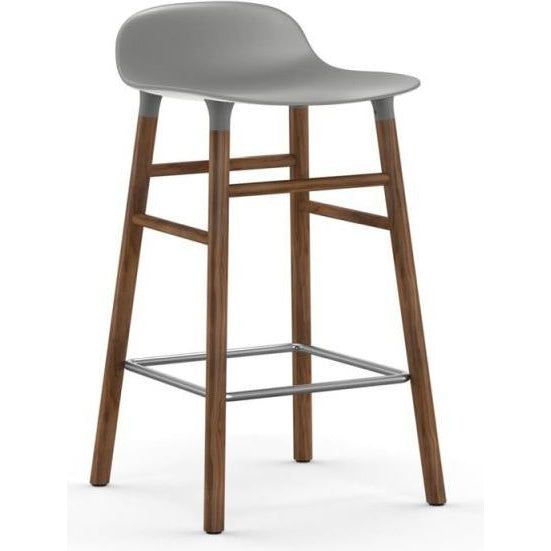 Photo of Form Bar Stool 65 Cm Walnut