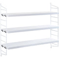 Thumbnail photo of String Pocket White - Wall shelves - Nils Strinning - Wood-coloured, white - Metal/wood