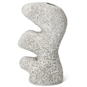 Photo of Yara Vase - Vase - Yara Vase - Small - Grey Pumice - W14.5 X D8.5 X H24 Cm
