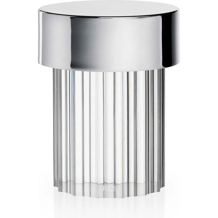 Photo of Last Order Fluted Portable Table Lamp Polished