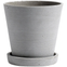 Flowerpot With Saucer, Medium Ø14 Cm