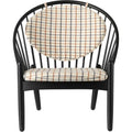 Thumbnail photo of Poul M. Volther Armchair - J166 Jørna - Black/beige